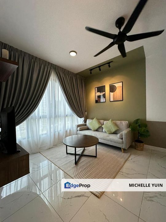 Cubic Botanical by ANCUBIC Bangsar South 1+1 room 1bath Pantai Sentral Dalam fully furnished free wifi Indah Kerinchi Hill low floor Kampung Pasir 1cp, Kuala Lumpur, Pantai Dalam/Kerinchi