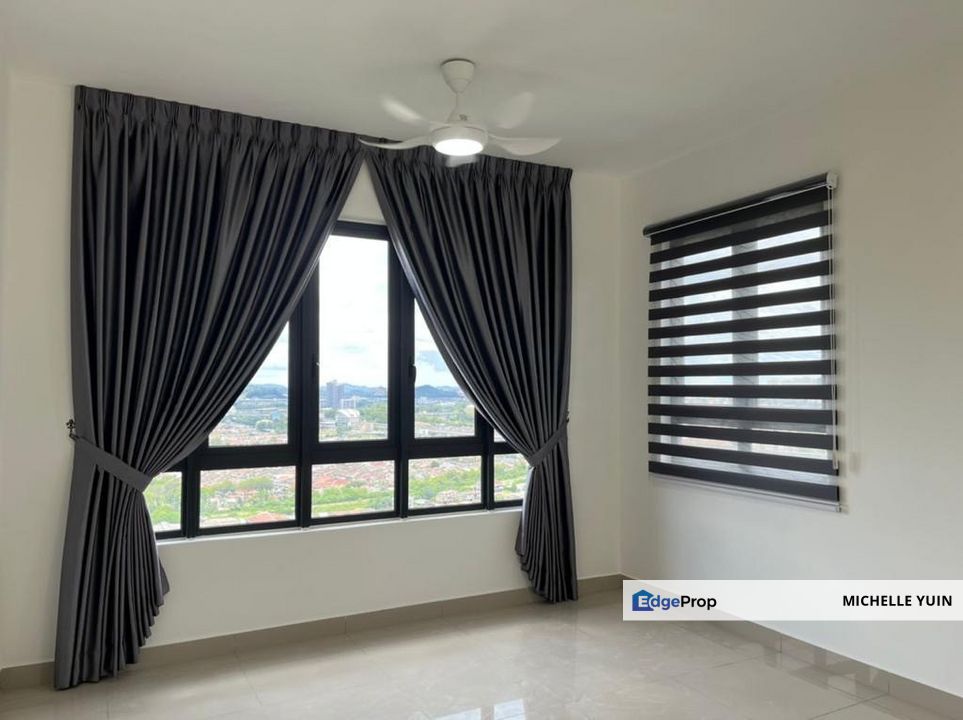 Trinity Lemanja Taman Kepong partial furnished Kuang Bertam 3R2B Baru 3carparks Metro Perdana vacant Feb 2025 Mergastua low density, Kuala Lumpur, Kepong