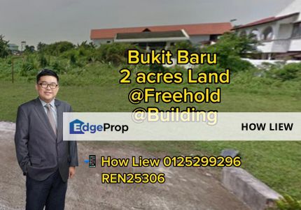 2 arce @ Freehold Building Land , Bukit Baru , Melaka for Sale  , Melaka, Melaka Tengah