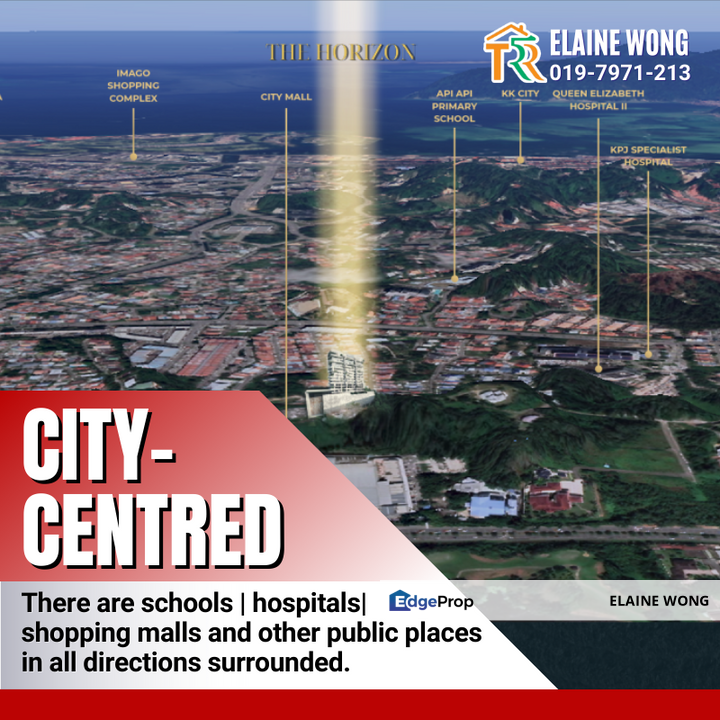 The Horizon Condo | 999yrs | Big Balcony | Low Density | 1732sqft | Damai Kota Kinabalu , Sabah, Kota Kinabalu