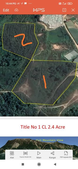 CL Vacant Land | 2.4 acres | Near Zen Garden, Sabah, Ranau