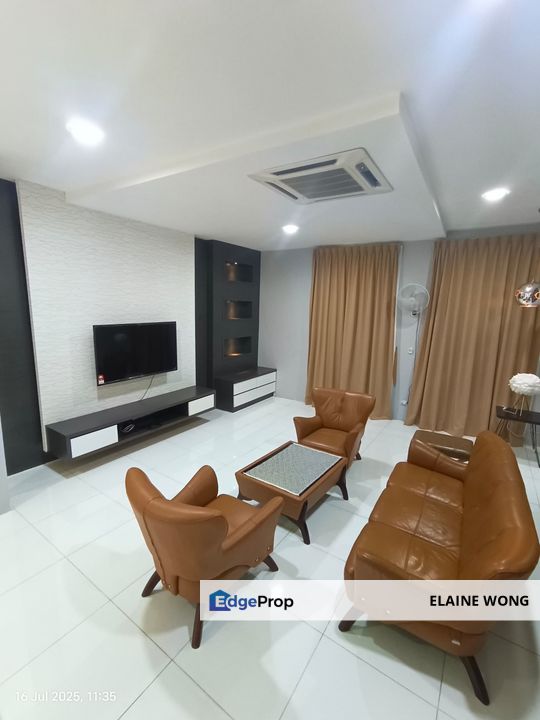 Taman Bukit Saujana | Semi-D 2-Storey House | Fully Furnished | 3B+4R | Iramanis, Sabah, Kota Kinabalu