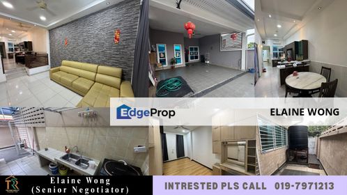 Taman Mutiara @ Foh Sang |  Single Storey Intermediate Terrace House | Well Maintained | Fully Furnished | Luyang KK, Sabah, Kota Kinabalu