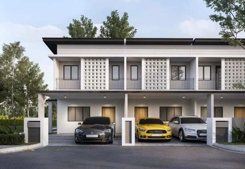 Keningau New Landed House | Phase 1 | 2-Storey Intermediate Terrace House | Flood-Free Area | For Sale