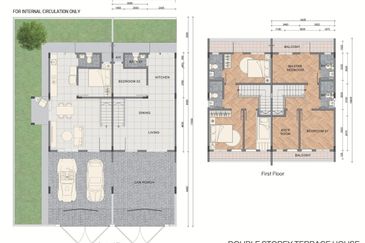 Keningau New Landed House | Phase 1 | 2-Storey Intermediate Terrace House | Flood-Free Area | For Sale