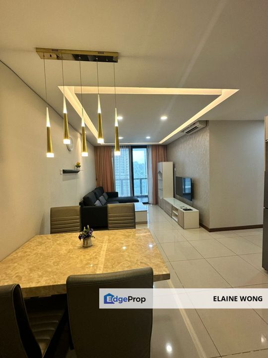 Jesselton Residences | Block A | Medium Floor | | 2R+2BR | Fully Furnished | Beside Suria Mall, KK, Sabah, Kota Kinabalu