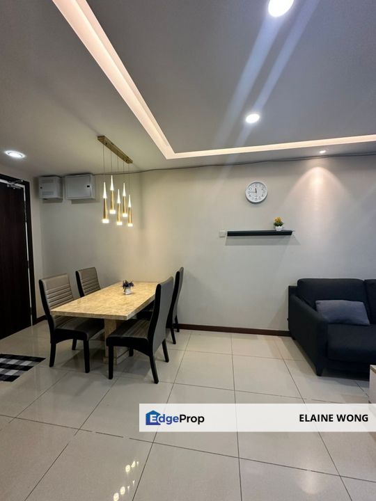 Jesselton Residences | Block A | Medium Floor | | 2R+2BR | Fully Furnished | Beside Suria Mall, KK, Sabah, Kota Kinabalu