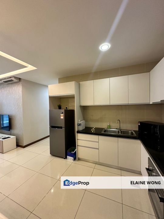 Jesselton Residences | Block A | Medium Floor | | 2R+2BR | Fully Furnished | Beside Suria Mall, KK, Sabah, Kota Kinabalu