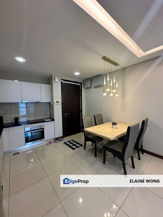 Jesselton Residences | Block A | Medium Floor | | 2R+2BR | Fully Furnished | Beside Suria Mall, KK, Sabah, Kota Kinabalu