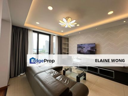 Jesselton Residences | Block B | High Floor | | 3R+3BR | Fully Furnished | Seaview | Beside Suria Mall, KK, Sabah, Kota Kinabalu