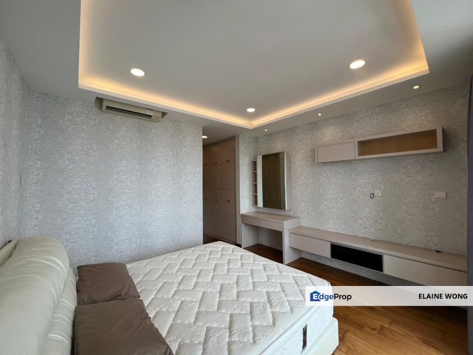 Jesselton Residences | Block B | High Floor | | 3R+3BR | Fully Furnished | Seaview | Beside Suria Mall, KK, Sabah, Kota Kinabalu