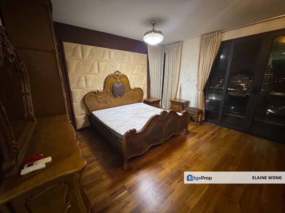 Jesselton Residences  | Block A | High Floor | | 4R+4BR | Fully Furnished | Sunset View | For Rent , Sabah, Kota Kinabalu