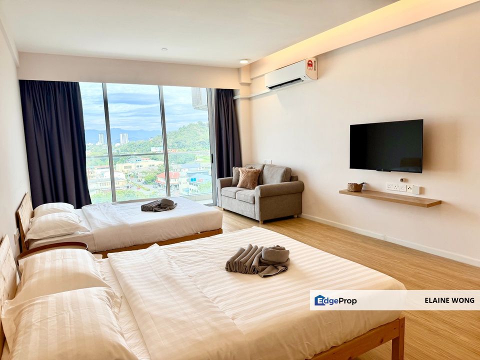 Aru Suites | Level 9 | 1R1BR | Fully Furnished | Ideal For Investment | Tanjung Aru, Kota KInabalu, Sabah, Kota Kinabalu