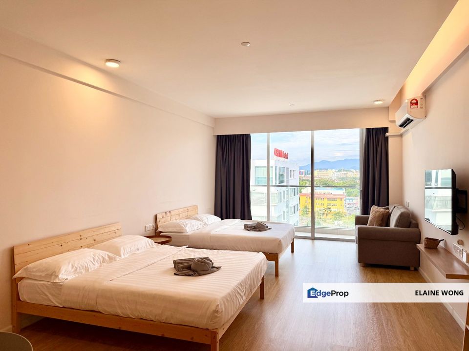 Aru Suites | Level 9 | 1R1BR | Fully Furnished | Ideal For Investment | Tanjung Aru, Kota KInabalu, Sabah, Kota Kinabalu