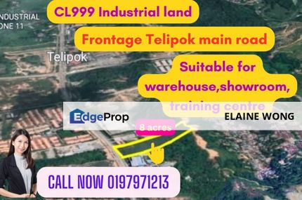 8.19acr Ind Land Ready To Build | Telipok Roadside, Sabah, Telipok