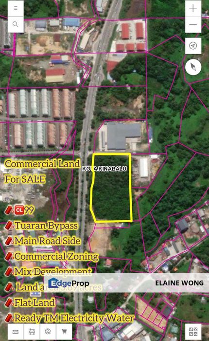 CL Land | 5.69acres | Beside Main Road | Jalan Tuaran By Pass | Sabah , Sabah, Kota Kinabalu