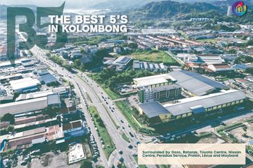 B5 Kolombong 4-Storey Intermediate Shop Lot | New Project | Prime Location | For Sale