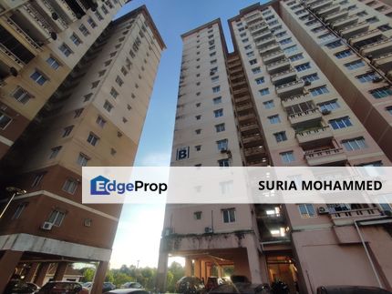 [CORNER LOT] Laguna Biru 1 Apartment, Taman Tasik Biru, Kundang, Rawang, Selangor, Rawang