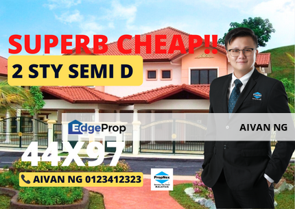 Taman Taming Indah Semi D @ Superb Cheap  , Selangor, Bandar Sungai Long