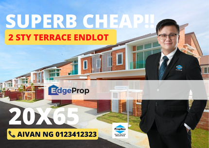 Palm walk bandar Sungai Long 2 Storey terrace house @superb cheap freehold good feng shui, Selangor, Bandar Sungai Long