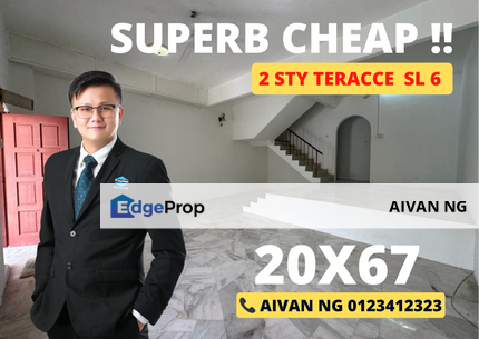 SL 6 Bandar Sungai Long Terraced  @ Super Cheap , Selangor, Bandar Sungai Long