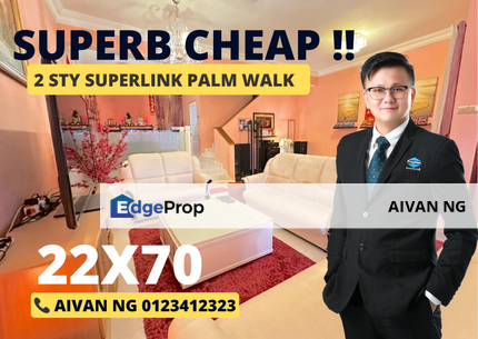 Palm walk 2 & 3 Bandar Sungai Long 2 Storey terrace house , Selangor, Bandar Sungai Long