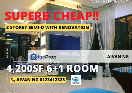 Twin Palms, Bandar Sungai Long Semi-D House, Selangor, Kajang