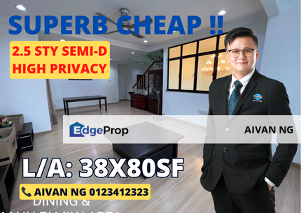 Sejati Hill Villa, Bandar Sungai Long, Selangor Semi-D House, Selangor, Bandar Sungai Long