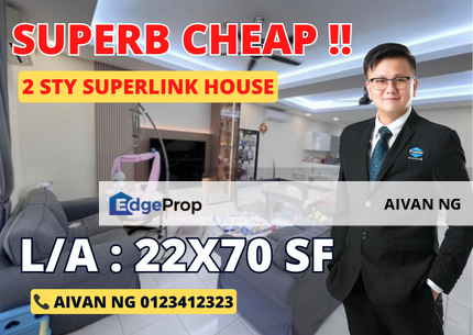 Bukit Sungai Long 3, Bukit Sungai Long, Selangor Superlink House, Selangor, Bandar Sungai Long