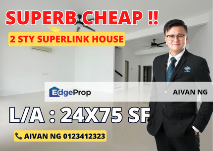 Desa Budiman, Bandar Sungai Long, Selangor Superlink House, Selangor, Bandar Sungai Long