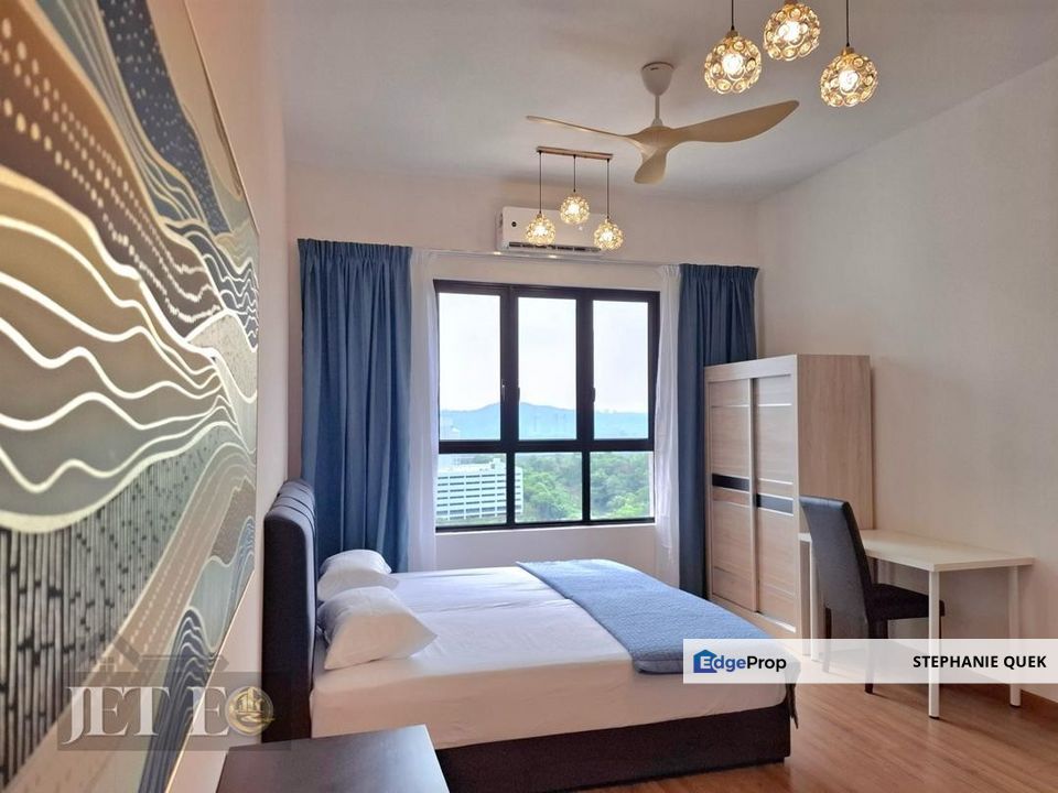 Fully furnished With ID Design Condo For Rent @ Zentro Residence 16 Sierra Puchong 969sf 4B2B , Selangor, Puchong South