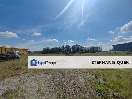 2.25 Acre Industrial Converted Land For Rent @ Kota Kemuning Shah Alam Facing Road>Boundary Fencing>With Basic Water & Power Supply, Selangor, Shah Alam