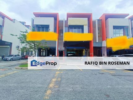 Endlot Double Storey Shoplot Pusat Industri Sri Rampai , Kuala Lumpur, Setapak