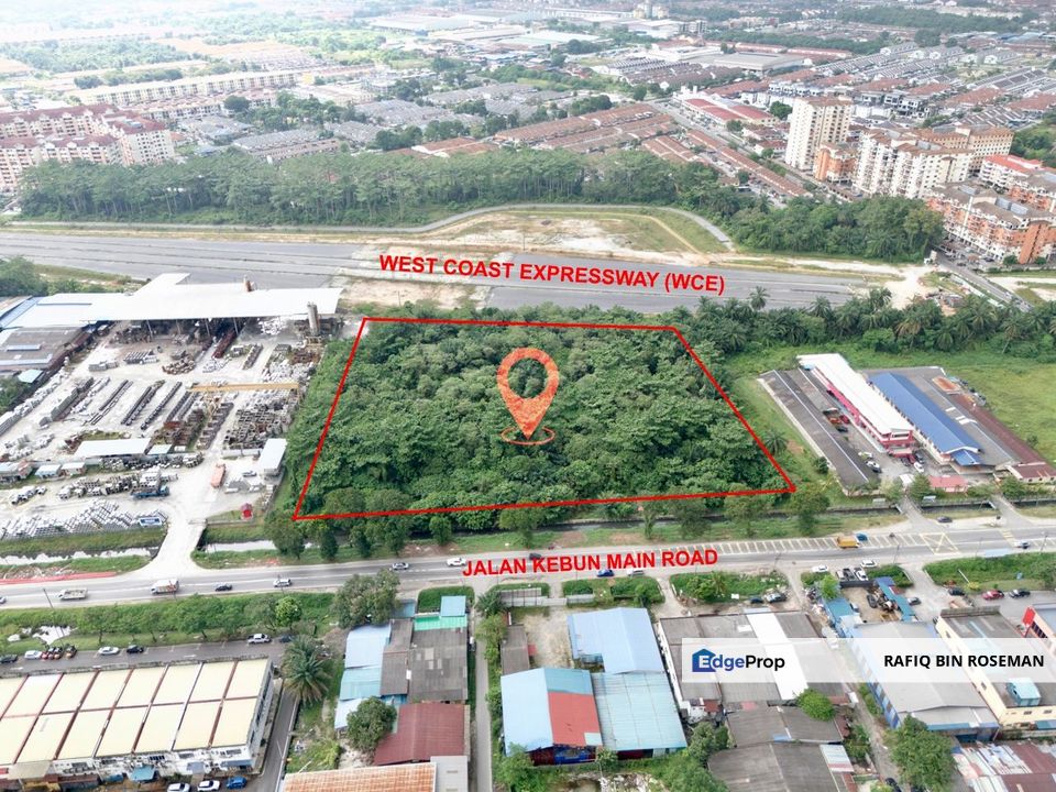 Tanah Status Komersial Jalan Kebun, Selangor, Shah Alam