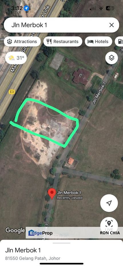 Leisure Farm, Bungalow Residential Land for SALE ‼️ , Johor, Gelang Patah