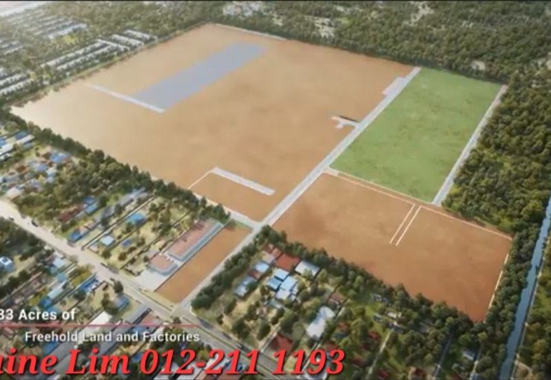 JENJAROM工业地出售Freehold Corner Lot Industrial Land FOR SALE Near Fo Guang Shan Dong Zen Temple 200 meter from main Klang Banting Road.