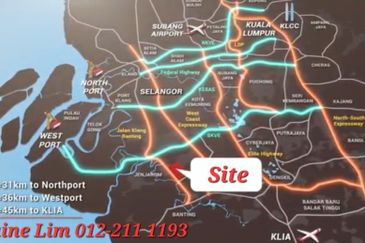 JENJAROM工业地出售Freehold Corner Lot Industrial Land FOR SALE Near Fo Guang Shan Dong Zen Temple 200 meter from main Klang Banting Road.