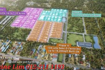 JENJAROM工业地出售Freehold Corner Lot Industrial Land FOR SALE Near Fo Guang Shan Dong Zen Temple 200 meter from main Klang Banting Road.