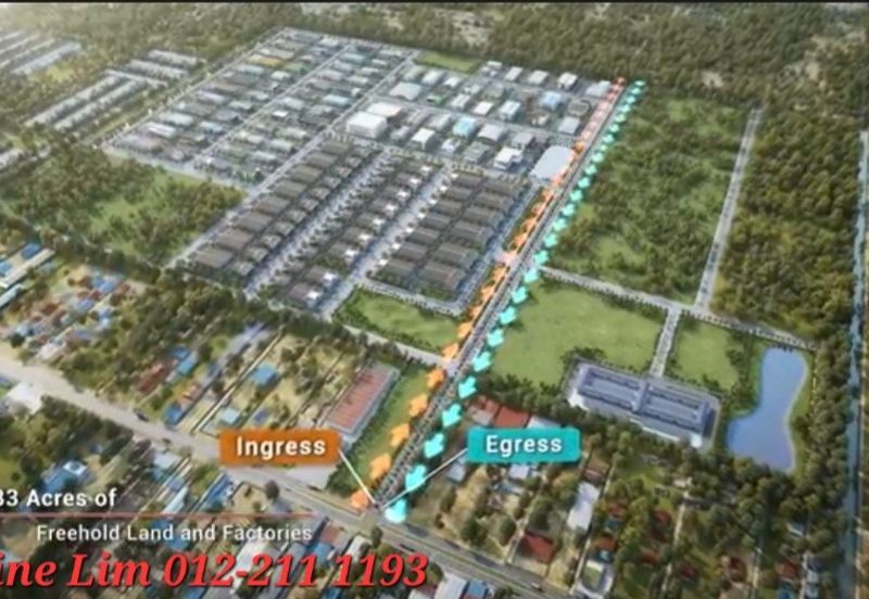 JENJAROM工业地出售Freehold Corner Lot Industrial Land FOR SALE Near Fo Guang Shan Dong Zen Temple 200 meter from main Klang Banting Road.