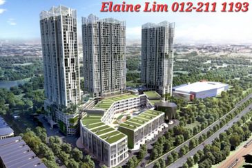 Selayang Condo TO LET.  Ecosky Residence Condo. Comprises Commercial & Residential Condo with Link Bridge to Commercial Hub