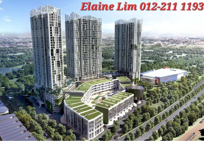 Selayang Condo TO LET.  Ecosky Residence Condo. Comprises Commercial & Residential Condo with Link Bridge to Commercial Hub