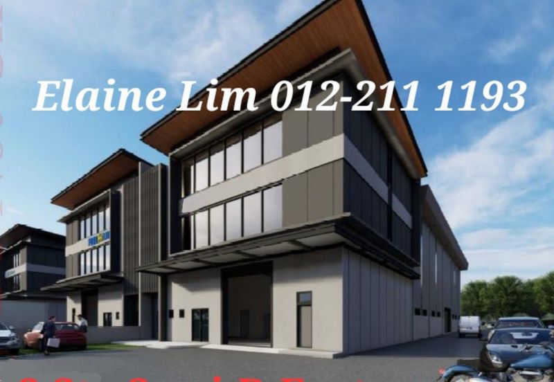 Telok Gong Port Klang半独立厂出售 3 Storey Semi-Detached Factory For Sale. Next to Pulau Indah. Close to Seaports, Easy Access via KESAS Highway