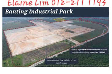 Bukit Changgang Banting工业地皮出售Freehold Industrial Land For Sale. Guarded Community, CLQ available, 7 Major Highways connectivity.