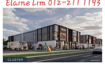 Banting田字型厂房出售@Jln Labohan Dagang-Nilai Industrial Park Cluster Factory For Sale. Freehold. Guarded Community, CLQ available, via 7 Major Highways.