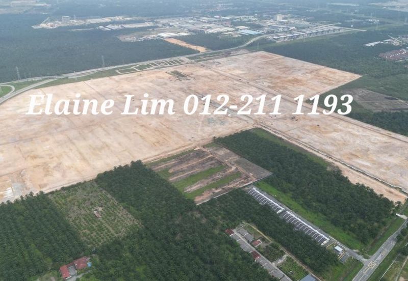 Bukit Changgang Banting工业地皮出售@ Kuala Langat. Freehold Industrial Land For Sale. Guarded Community, CLQ available, via 7 Major Highways
