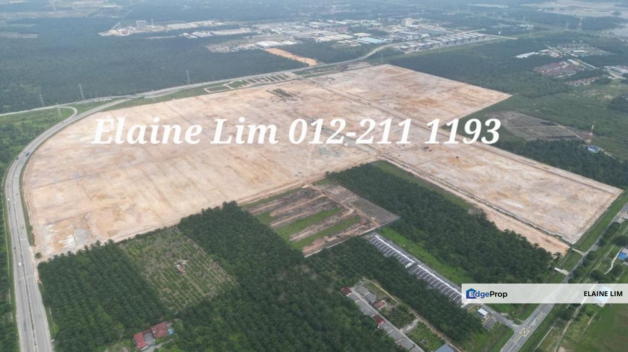 Bukit Changgang Banting工业地皮出售@ Kuala Langat. Freehold Industrial Land For Sale. Guarded Community, CLQ available, via 7 Major Highways, Selangor, Kuala Langat