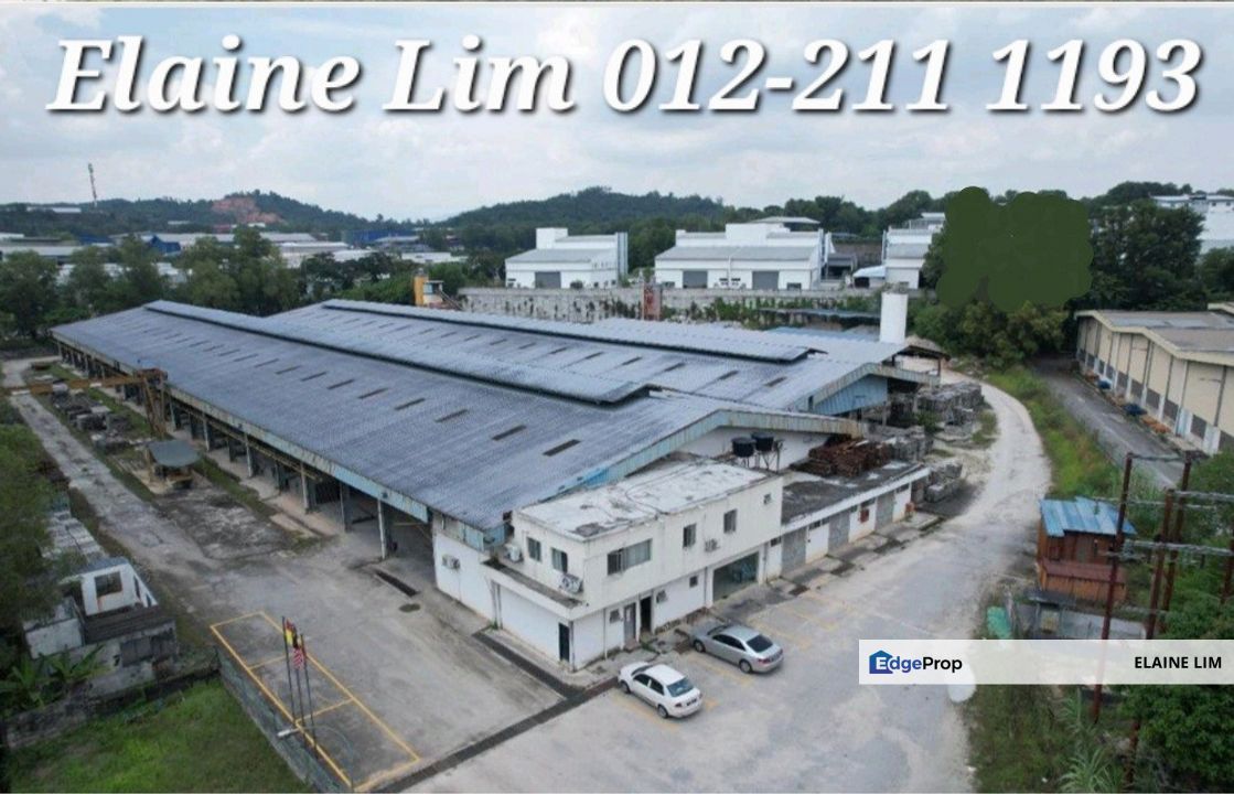 Kundang Rawang Freehold Spacious Detached Factory For Sale in Kawasan Perindustrian Kundang. Easy access to LATAR, PLUS & NKVE, Selangor, Rawang