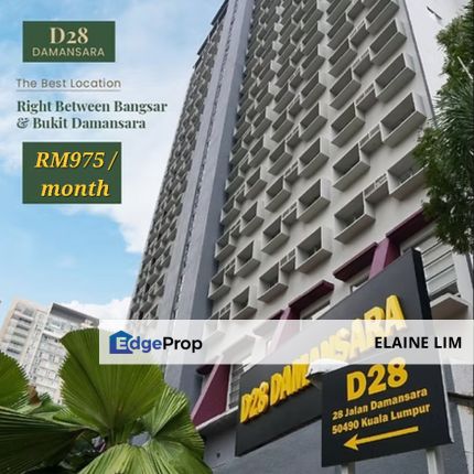 Prime Location @ D28 Damansara Height / Bangsar, just steps away from MRT Pusat Bandar Damansara Station, Bangsar & Pavilion Shopping Centre., Kuala Lumpur, Damansara