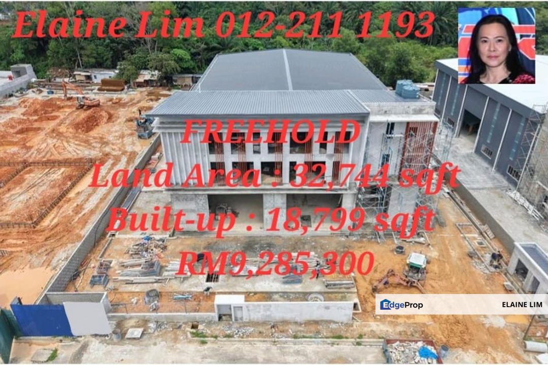 Rawang Tasik Puteri Freehold Detached Factory For Sale in Taman Industri Puteri Permai. Close Proximity to Plaza Toll LATAR, Guthrie & NKVE Expressway, Selangor, Rawang