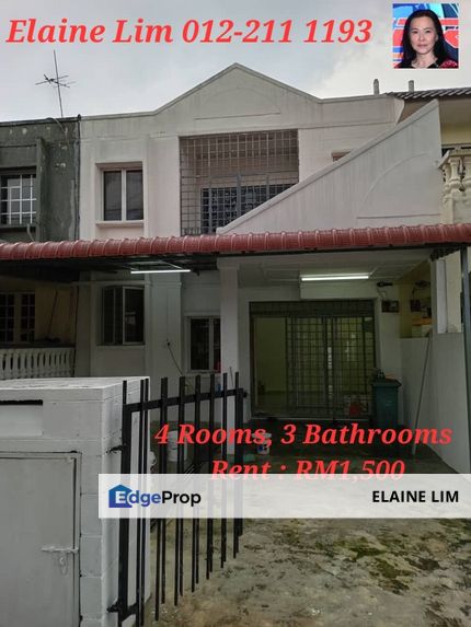 Selayang Taman Intan Baiduri Double Storey Link House For Rent, Well-Kept Perfect for Family Living, Move in Ready, Don't Miss Out., Kuala Lumpur, Selayang